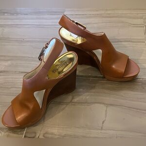 Michael Kors Leather Wedge